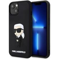 Karl Lagerfeld "Rubber Ikonik 3D Case iPhone 14 Plus" Black