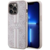 iphone 13 pro magsafe - Guess "4G Printed Stripes MagSafe iPhone 13/ 13 Pro" Pink - 1 nuotrauka