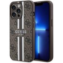 iphone 13 pro magsafe - Guess "4G Printed Stripes MagSafe iPhone 13/ 13 Pro" Brown - 1 nuotrauka