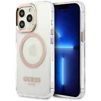 Guess "Metal Outline Magsafe iPhone 13 Pro Max" Gold