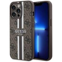 iphone 13 pro max deklai - Guess "4G Printed Stripes MagSafe iPhone 13 Pro Max" Brown - 1 nuotrauka
