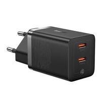 usb c pakrovejas - Baseus GaN5 40W, 2x USB C (juodas) - 5 nuotrauka