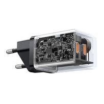usb c pakrovejas - Baseus GaN5 40W, 2x USB C (juodas) - 6 nuotrauka