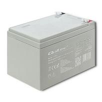 akumuliatorius 10a 12v - Qoltec 53045 AGM battery | 12V | 14Ah | max. 210A - 1 nuotrauka