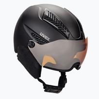 Moteriškas slidinėjimo šalmas UVEX Hlmt 600 visor black 56/6/236/20