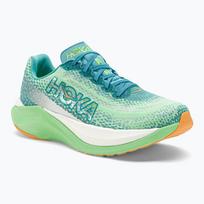 Vyriški bėgimo bateliai HOKA Mach X ocean mist/lime glow