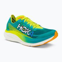 HOKA Rocket X 2 vyriški bėgimo bateliai blue/yellow 1127927-CEPR