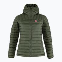 Moteriška pūkinė striukė Fjällräven Expedition Latt Hoodie green F86120
