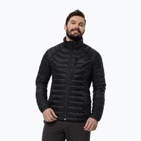 Jack Wolfskin Routeburn Pro Ins vyriška pūkinė striukė juoda