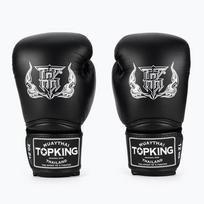 muay thai - Top King Muay Thai Super Air bokso pirštinės juodos spalvos - 1 nuotrauka