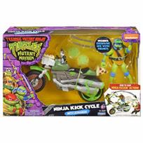 TMNT motociklas Ninja Kick su figūrėle Leonardo, 83431