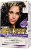 L'Oreal Excellence Cool Creme, Ultra Ash Dark Brown, 3.11, 0.06 l