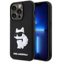 Karl Lagerfeld "Rubber Choupette 3D iPhone 14 Pro Max" Black