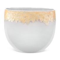 auksti vazonai - Eurofirany CS / IRIS / WAZ / 02 28X11X25 Sidabrinis + GOLD - 1 nuotrauka