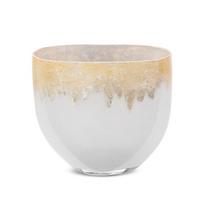 auksti vazonai - Eurofirany CS / IRIS / WAZ / 01 21X11X19 Sidabrinis + GOLD - 1 nuotrauka