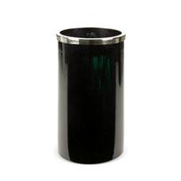 zalios stiklines - Eurofirany CS / CAPRI / WAZ / 03 19X19X33 Juodas + Žalias - 1 nuotrauka
