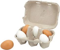 Žaisliniai virtuvės reikmenys VIGA Wooden Eggs 59228
