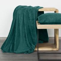 Eurofirany DESIGN 91 CINDY3 Minkštas ir švelnus pledas 170X210 cm, spalva: tamsi turkio