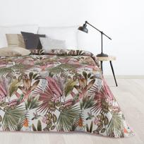 Eurofirany D91/N/PARROT/ZIE 170X210 ŽALIA+ROŽINĖ Lovatiesė