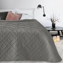 Eurofirany D91/N/ALARA/2/CB DESIGN 91 Geometrinio rašto lovatiesė, pagaminta karšto spaudimo technika (hot press), 220X240 cm, spalva: tamsi smėlio
