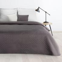 Eurofirany DESIGN 91 BONI / 5 Lovatiesė su karšto spaudimo technika įspaustu skiautinių motyvu, 170X210 cm, spalva: grafito