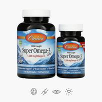 omega 3 - SUPER OMEGA-3 - norvegiški žuvų taukai, 100+30 kapsulių - 1 nuotrauka