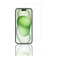 skaidri plevele - Fusion Accessories "Tempered Glass Screen Protector Apple iPhone 15" Transparent - 1 nuotrauka