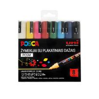 posca - Markeriai Uni-Ball Posca PC-5M, 8 vnt. - 2 nuotrauka