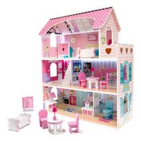 leles - Lėlių namelis Dollhouse With Accessories And LED Lighting - 1 nuotrauka