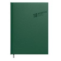 18 kalendorius - Darbo kalendorius Timer 18 Mėnesių, A5, minkštas PU viršelis, tamsiai žalios spalvos - 1 nuotrauka