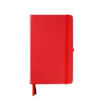 Kalendorius - užrašinė  UNIVERSAL BLACK EDITION, PU, A5, be datų, raudona