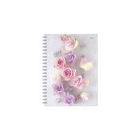 Darbo kalendorius Timer Kancleris Spiral Day, 140x190mm, Roses
