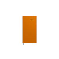 Darbo kalendorius Timer Midi, 85x162mm, oranžinės spalvos