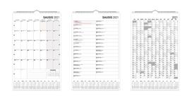 darbas - Pakabinamas kalendorius Timer Mono Planner - 1 nuotrauka