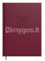 Darbo knyga-kalendorius Business Day A5 2023 m., bordo
