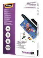 Laminavimo plėvelė Fellowes Laminating Pouches, 80 μm x 297 mm x 210 mm, 100 vnt.