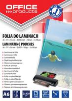 Laminavimo plėvelė Office Products, 100 μm x 154 mm x 111 mm, 100 vnt.