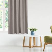 akecios - Naktinės užuolaidos Homede Milana, sidabro/šviesiai pilka, 140 cm x 300 cm - 2 nuotrauka