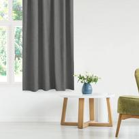 naktines uzuolaidos - Naktinės užuolaidos Homede Milana, sidabro/pilkos, 140 cm x 300 cm - 2 nuotrauka
