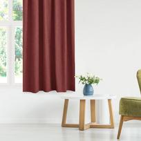 raudonos uzuolaidos - Naktinės užuolaidos Homede Milana, raudonos, 140 cm x 270 cm - 2 nuotrauka