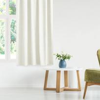 naktine uzuolaida 140 x 270 - Naktinės užuolaidos Homede Milana, kreminės spalvos, 140 cm x 270 cm - 2 nuotrauka