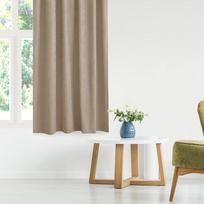 naktine uzuolaida 245 smelio - Naktinės užuolaidos Homede Milana, smėlio, 140 cm x 245 cm - 2 nuotrauka