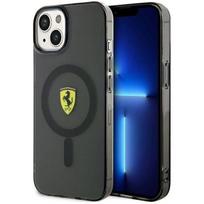 iphone 13 14 dekliukai - Ferrari "Translucent Magsafe iPhone 14" Black - 1 nuotrauka