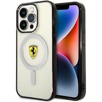 telefono deklas iphone 14 pro max - Ferrari "Outline Magsafe iPhone 14 Pro Max" Transparent - 1 nuotrauka