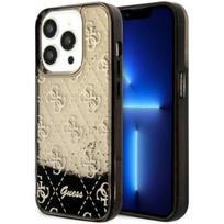 Guess "Liquid Glitter 4G Transculent iPhone 14 Pro" Black