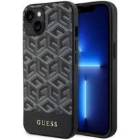 iphone 15 plus magsafe deklas - Guess "GCube Stripes MagSafe iPhone 14 Plus" Black - 1 nuotrauka