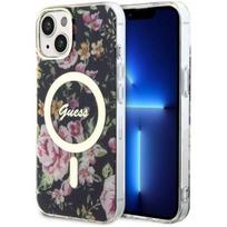 Guess "Flower MagSafe iPhone 14" Black