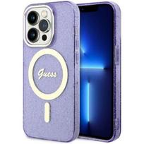 apple iphone 14 pro max - Guess "Glitter Gold MagSafe iPhone 14 Pro Max" Purple - 1 nuotrauka