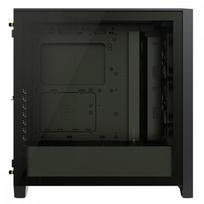 corsair 4000d - Corsair iCUE 4000D RGB Airflow Black (Juodas) - 6 nuotrauka