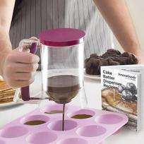virtuves dozatoriai - Cake Batter Dispenser with Recipe Box InnovaGoods - 1 nuotrauka